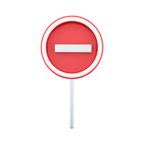 Yatay beyaz çubuklu kırmızı dairesel bir işaret, giriş ya da kısıtlı erişim göstermiyor.