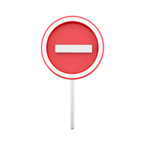 Yatay beyaz çubuklu kırmızı dairesel trafik levhası, araçlar için giriş olmadığını gösteriyor.