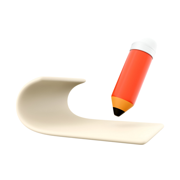 Üzerinde renkli bir kalem bulunan dalga benzeri bir şekle sahip biçimlendirilmiş bir resim yaratıcılık ve tasarım öneriyor..