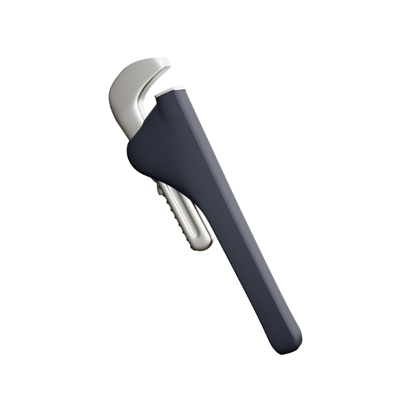 Metalik ayarlanabilir anahtar, çeşitli mekanik görevlerde somun ve cıvataları kavramak ve açmak için kullanılır..