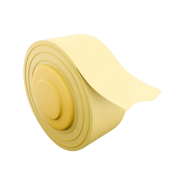 Sarılı sarı bir bant, muhtemelen ölçmek ya da işaretlemek için kullanılır..