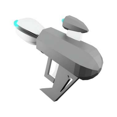 Pürüzsüz, fütüristik bir insansız hava aracı tasarımı. Aerodinamik gövdesi ve çift pervaneli. Hava fotoğrafçılığı veya dağıtım hizmetleri için ideal..