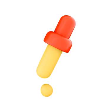 Ampulü olan renkli bir damlatıcı. Genellikle sıvıları dağıtmak için laboratuvarlarda ya da mutfaklarda kullanılır..