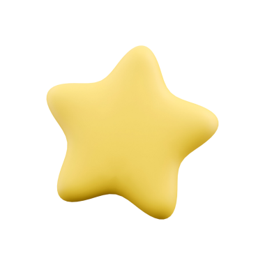 Pürüzsüz, sarı yıldız şekli, tasarım elementleri veya oyuncu grafikler için ideal.
