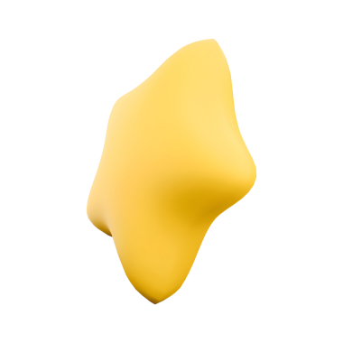 Damla ya da organik bir şekle benzeyen pürüzsüz, soyut bir sarı şekil, muhtemelen tasarım ya da sanatsal amaçlar için kullanılır..