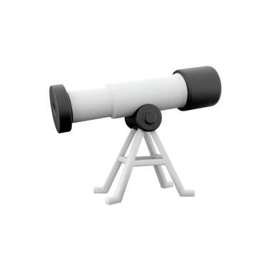 Yıldızları seyretmek ve astronomik gözlem yapmak için tasarlanmış bir teleskop. Parlak bir tasarım ve dayanıklı üç ayaklı..