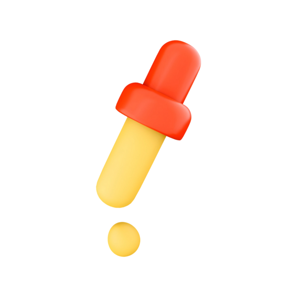 Ampulü olan renkli bir damlatıcı. Genellikle sıvıları dağıtmak için laboratuvarlarda ya da mutfaklarda kullanılır..