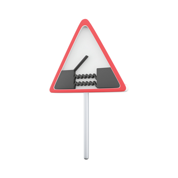 Bir tuzak olduğunu gösteren bir uyarı işareti. Olası tehlikeler için bir uyarı işareti..