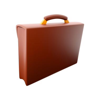 Profesyonel kullanım için tasarlanmış, parlak, modern bir çanta..