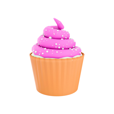 Pembe şekerli, beyaz şekerli renkli bir kek. Tatlıları ve şenlikleri sevenler için mükemmel..