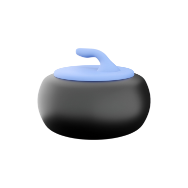 Depolama veya hizmet için tasarlanmış mavi kapaklı basit bir siyah kap..