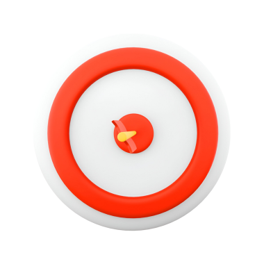 Yuvarlak, beyaz bir düğme. Ortasında kırmızı bir halka ve sarı bir kol var. Sinyal vermek ya da etkinleştirmek için kullanılmış olabilir..