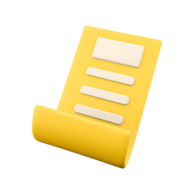 Not almak veya görevleri düzenlemek için uygun beyaz bölümlü sarı bir not defteri.