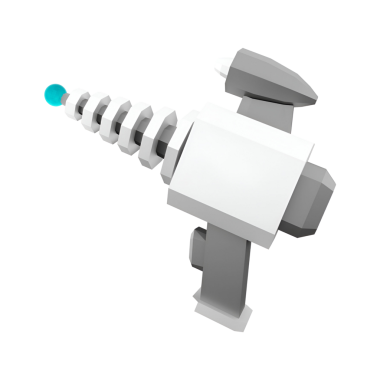 Bir spiral tasarım ve parlak uçlu fütüristik bir araç veya aygıtın stilize edilmiş üç boyutlu temsili.