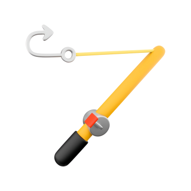 Kesin ölçümler için kullanılan, kancalı sarı bir ölçüm aracının çizimi.