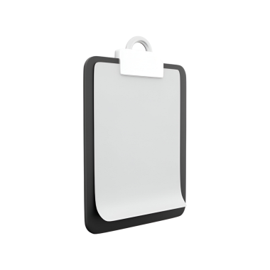 Kağıt veya notları tutmak için sıklıkla kullanılan boş bir pano..