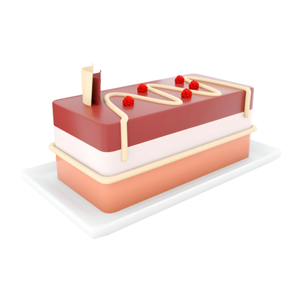 Dekoratif malzemelerle dolu renkli bir pasta. Kutlama ve tatlı için mükemmel..