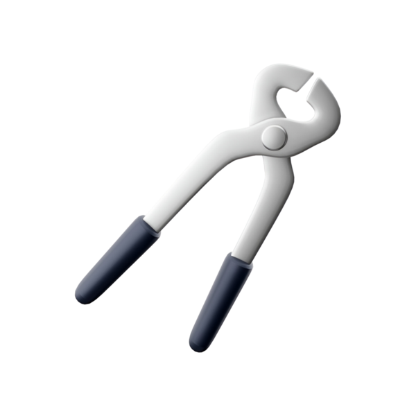 Genellikle çeşitli tamir ve inşaat işlerinde kullanılan, nesneleri kavramak ve manipüle etmek için tasarlanmış bir pense..