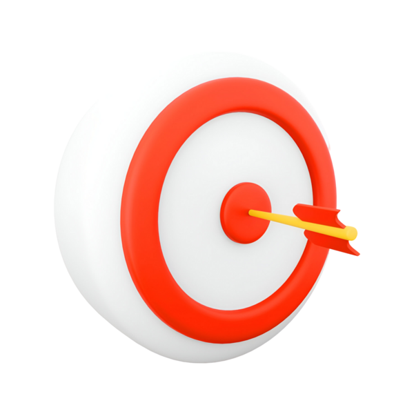 Hedefi bir ok ile temsil etmek, hedef başarısını ve odaklanmayı sembolize eder..