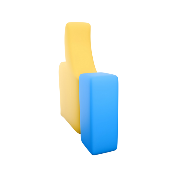 Onaylamayı ya da pozitifliği sembolize eden, canlı renklerle onaylanmış üç boyutlu bir jest..