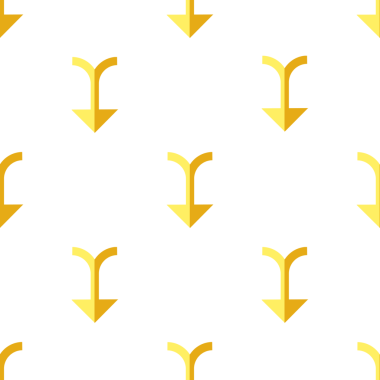 Gold Down Arrow Kusursuz Desen Tasarımı