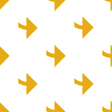 Altın sağ oklar dikişsiz desen vektör tasarımı