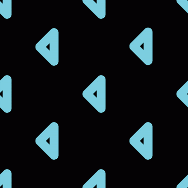 Beyaz Arkaplanda Açık Mavi Üçgenlerin Kusursuz Vektör Deseni