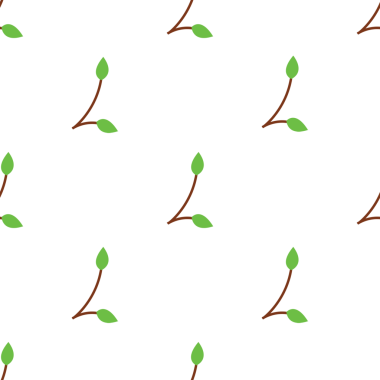 Sevimli yay dalı kusursuz desen tasarımı