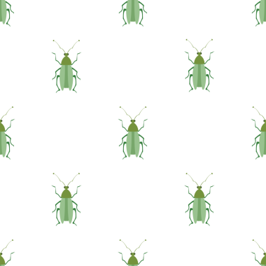 Düz yeşil böceklerin kusursuz deseni