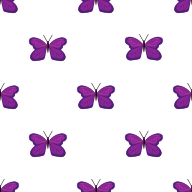 Zarif mor kelebek kusursuz desen tasarımı