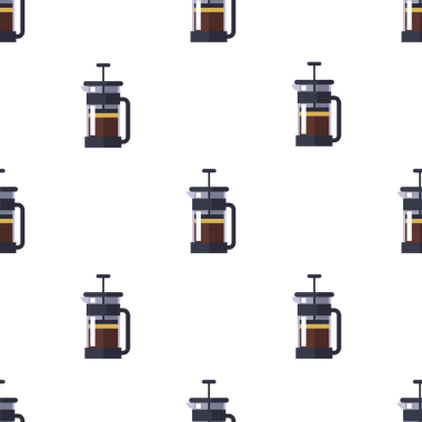 Fransız kahvesi, kusursuz desenli.