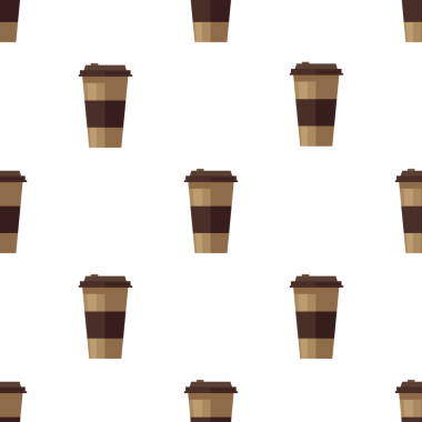 Kahve fincanı, kafe ya da kafe kağıdı ile kusursuz desenler.