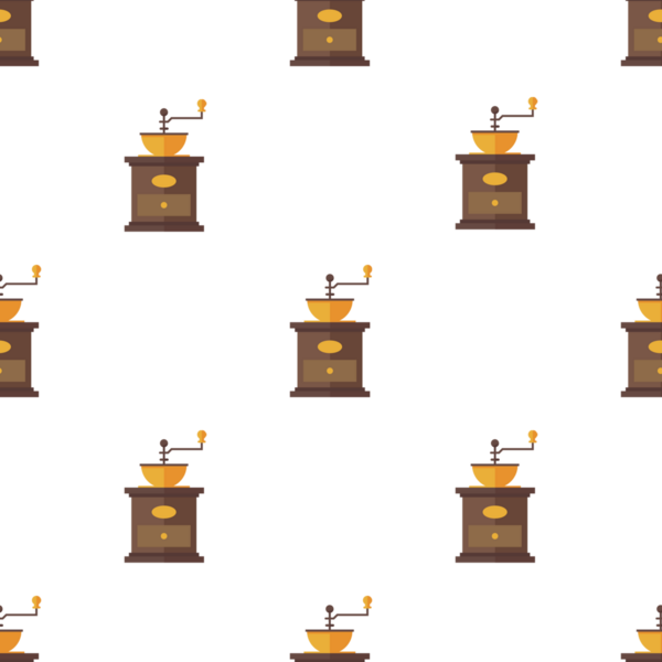 Klasik kahve öğütücüsü kusursuz desen tasarımı