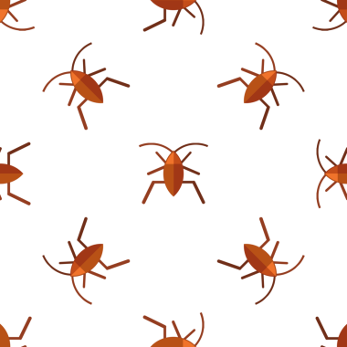 Biçimlendirilmiş hamamböceğinin geometrik kusursuz deseni