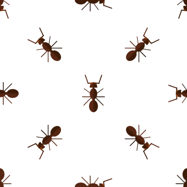 Karınca desensiz tasarım çizimi