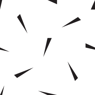 Beyaz zemin üzerinde siyah üçgenlerin kusursuz geometrik deseni