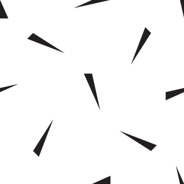 Beyaz zemin üzerinde siyah üçgenler olan kusursuz soyut desen