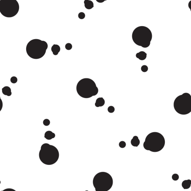 Beyaz arkaplana siyah mürekkep damlayan kusursuz vektör deseni