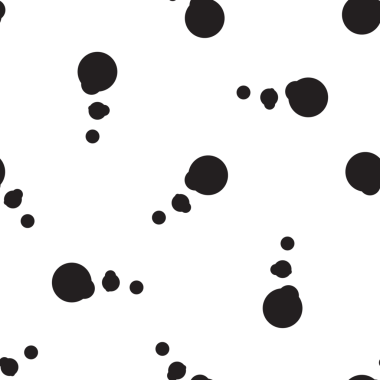 Soyut siyah beyaz mürekkep lekesi dikişsiz desen