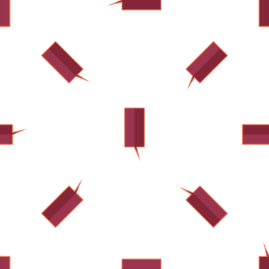 Beyaz arkaplan vektöründe bordo iğneli pürüzsüz desen