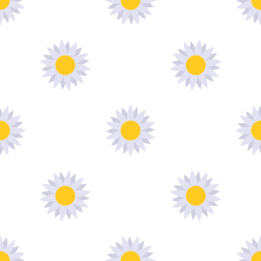 Daisy Flowers ile Kusursuz Desen Tekstil ve Arkaplan İçin Mükemmel