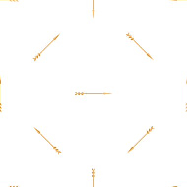Tekstil, kağıt ve arkaplan tasarımı için altın oklu kusursuz vektör deseni