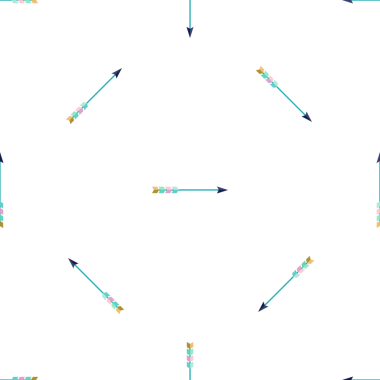 Kabile okları vektör arkaplan illüstrasyonlu pürüzsüz desen