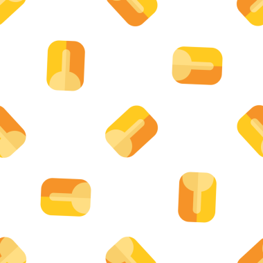 Şekillendirilmiş Mısır Çekirdekleri Özellikli Vektör Resimsiz Desensiz Desen