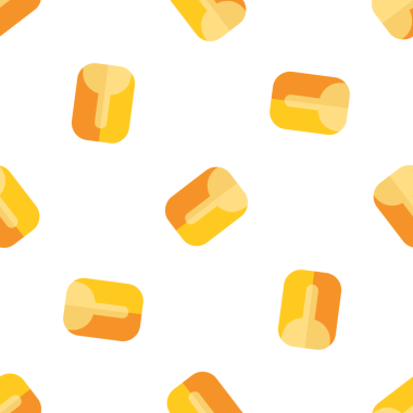 Cadılar bayramı kutlaması için şekerli mısırlı kusursuz desen.