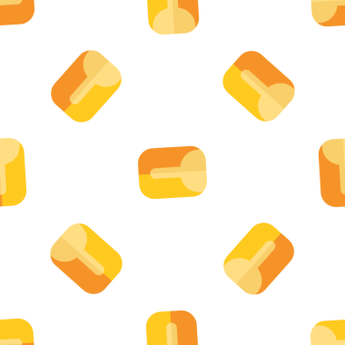 Beyaz arkaplan dizaynında alçı malaların kusursuz deseni