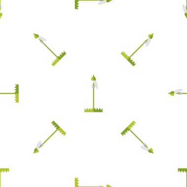 Beyaz Arkaplanda Şekillendirilmiş Kar Damlalarının Kusursuz Deseni