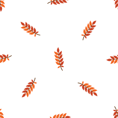 Kumaş, tekstil ve duvar kağıtları için sonbahar yapraklı kusursuz desen