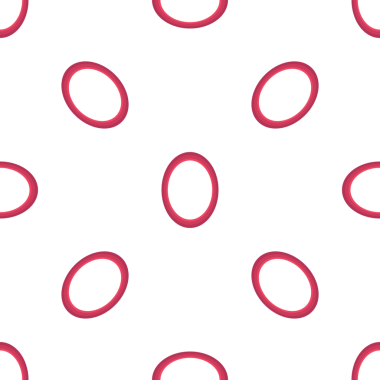 Dekoratif uygulamalar için kırmızı oval çerçevelerin kusursuz deseni