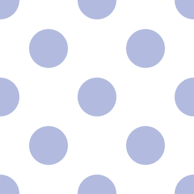 Beyaz zemin üzerinde menekşe rengi daireler olan pürüzsüz polka deseni